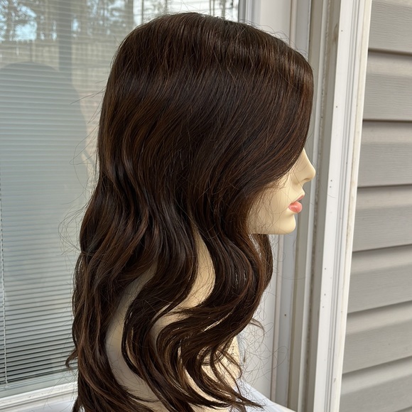 Callie by Amore—-Rene of Paris Lace Front, Hand Tied-Ginger Brown - Picture 5 of 15
